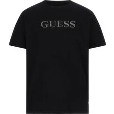 Guess Herren T-Shirts Guess Embellished T-Shirt - Black