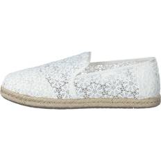 Cheap Oxford Toms Natural Floral Lace Slip-On - Gris/Beige/Blanco