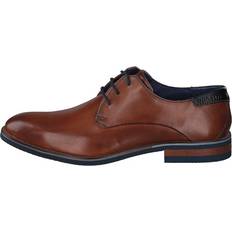 Bugatti Hombre Zapatos bajos Bugatti Laino 6363 Cognac Male Sko - Brun