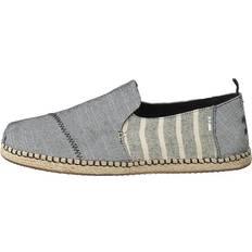 Toms Oxford Toms Black Rugged Chambray Grey Male Slip-On Shoes