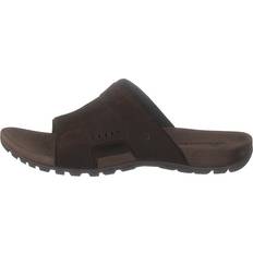 Merrell Uomo Ciabatte Merrell Sandspure Lee Slide Dark Earth - Brun