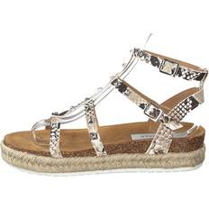 Steve Madden Sandaler Steve Madden Array Natural Snake Sandaler - Beige/Brown