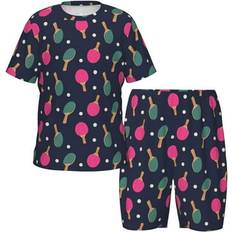 ZHBwal Toddler Ping Pong Rackets and Balls Pajamas Set