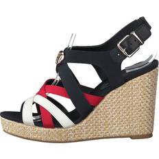 Tommy Hilfiger 42 Tacones y Zapatos de Tacón Tommy Hilfiger Elena 79d Rwb Tacones Bajos - Beige