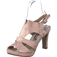 Marrón Tacones y Zapatos de Tacón XTI 46593 Nude Sko - Brun/Lyserød