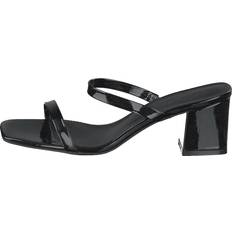 46 Korkokenkiä NA-KD Squared Two Strap Sandals - Black