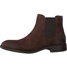 Herren - Weiß Chelsea Boots Bianco Biabyron Leather Chelsea Boots - Dark Brown