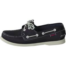 Sebago Docksides Blue Nite Leather - Blauw