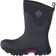 Muck Boot Arctic Ice Mid Black/Hot Pink Female Stövlar - Svart