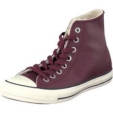 Converse All Star Leather Shearling Deep Bordeaux - Lila