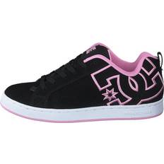 DC Shoes Court Graffik Sneakers - Black/White/Pink