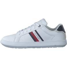 Tommy Hilfiger Essential Leather Cupsole Sneakers - White/Male