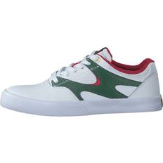 DC Shoes Kalis Vulc Sneakers - White/Red