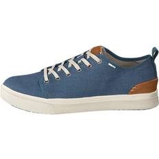 Herr - Turkosa Sneakers Toms Airforce Blue Heritage Canvas Sneakers - Beige/Turkos/Blå