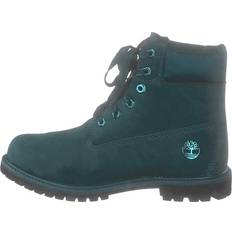 Mujer - Turquesa Botas Timberland 6 Inch Premium WP Boot L/satin Deep Teal Waterbuck - Turkis/Blå