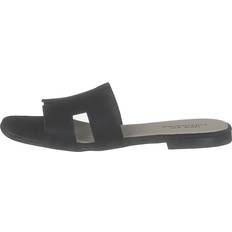 Shoe Biz Sandaler Shoe Biz Claire Plain Black Sandaler - Female