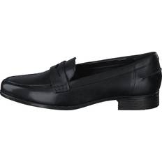 Clarks Dam Loafers Clarks Hamble Loafer - Black Leather, Female