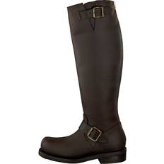 Dame - Messing Sko Primeboots High-302 Old Crazy Testa + Brass Shoes - Brown