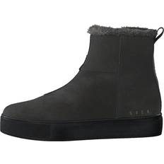 Svea Kängor & Boots Svea Suede Pile Boot - Grey/Black