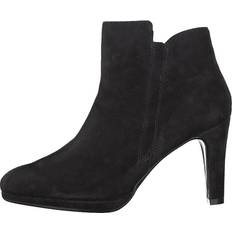 Caprice Boots Caprice Isabella Black Suede Botas Altas - Negro