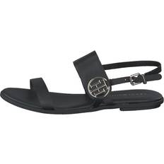 Tommy Hilfiger Tossut ja Sandaalit Tommy Hilfiger Round Th Flat Sandal - Black