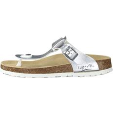 Superfit Hjemmesko & Sandaler Superfit Korkis Flip Metallic Silver Unisex Sandaler