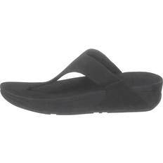 Fitflop Damen Pantoffeln & Hausschuhe Fitflop Lulu Shimmer Tp - Black