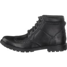 Clarks Kängor & Boots Clarks Curington Rise Blk Smooth Lea - Svart
