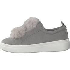 Donna Oxford Duffy Flade Sko Slip-On - Grey/Female