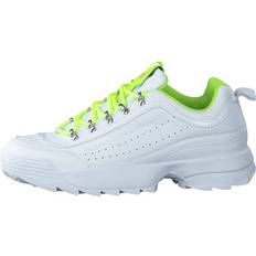 Duffy Sportschuhe Duffy Sneakers Sportssko 84-91875 - White/Lime