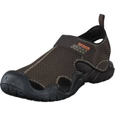 Crocs Sportsandalen Crocs Swiftwater Sandal M Espresso - Grau/Schwarz