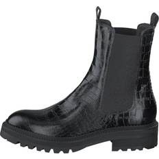 Billi Bi 42 Støvler Billi Bi 1304-20 Black Croco Boots - Grå/Sort