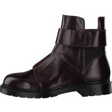 Röda Chelsea boots Whyred Ike Dark Burgundy - Röd