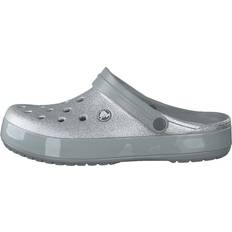 Argent Sabots Crocs Crocband Glitter Clog Silver - Female