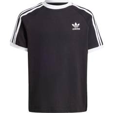 Adidas Tops adidas Originals Junior 3 Stripe T-Shirt - Black