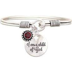 Niño Pulseras Child Of God Bracelet, Garnet, January