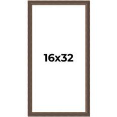 Photo Frames 16x32 Brown Picture 1.25 Inch Photo Frame