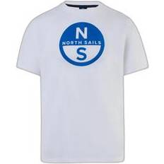 North Sails Herr Överdelar North Sails T-shirt Logo Print Sportswear - White