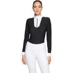 Long Sleeve Competition Polo - Noir