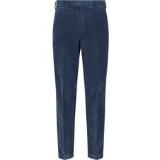 Velluto a coste Pantaloni PT Torino Slim-fit Trousers - Blue