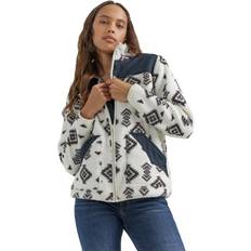 Wrangler Women Outerwear Wrangler Retro Sherpa Full-Zip Jacket - White/Black