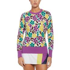 Jersey de punto - Morado Suéteres Original Penguin Floral Print Pullover Sweater - Purple Cactus