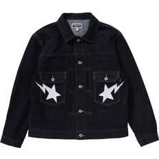 A Bathing Ape Outerwear A Bathing Ape Sta Denim Type-02 Denim Jacket - Black