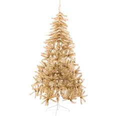 BigBuy Home Juletræ Guld Metal Plastik 120 x 120 x 240 cm Juletræ 240cm