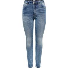 Skinny - Unisex Jeans Only Dam Skinny Jeans - Mellanblå Denim