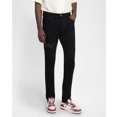 Amiri Jeans Amiri Logo Script Skinny Jeans - Antique Indigo