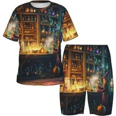 Nightwear ZHBwal Toddler Halloween Witch Candy House Pajamas Set