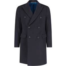 Men - Viscose Coats Paul Smith Double-Breasted Coat - Blue