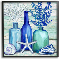 Interior Details Nautical Vases & Shells Frame Wall 24.0 H x 24.0 W x 1.5 D Framed Art 24x24"