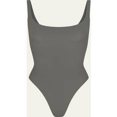 3XL Body SKIMS Fits Everybody Thong Bodysuit - Gunmetal/Grau